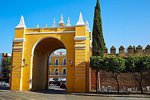 塞维利亚,拱形,门,安达卢西亚,西班牙