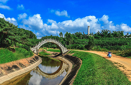 儋阳楼,云月湖,景观,海南