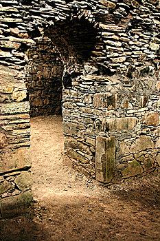 拱形,入口,石头,地下墓穴,德国