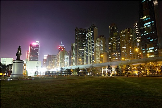 香港,市区,城市,夜晚
