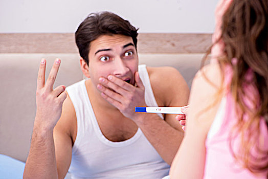 男人,丈夫,烦乱,妊娠测试