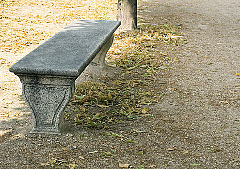 水泥,公园长椅