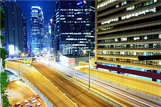 香港,现代,城市,高速,交通