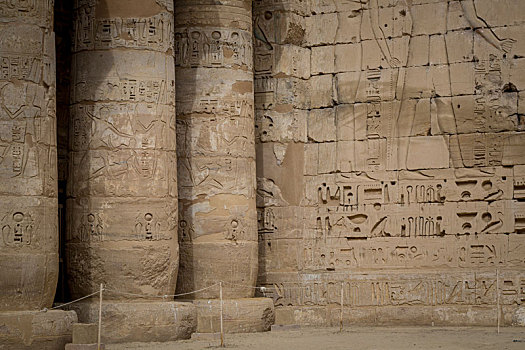 庙宇,哈布城,世界遗产,路克索神庙,埃及