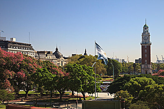 布宜诺斯艾利斯,阿根廷,广场,英国人,钟楼