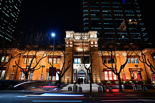 淮海路中环广场夜景