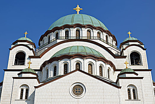 教堂,圣徒,贝尔格莱德,塞尔维亚,欧洲