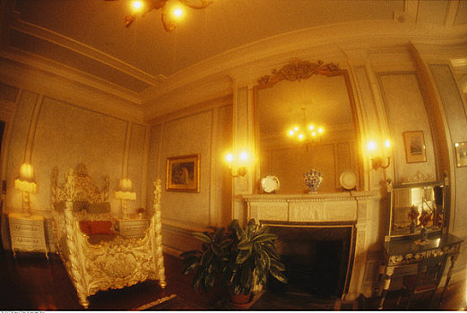 女士,卧室,卡萨罗玛城堡,多伦多,安大略省,加拿大