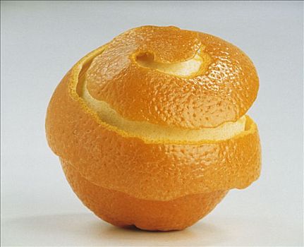 去皮,橙子