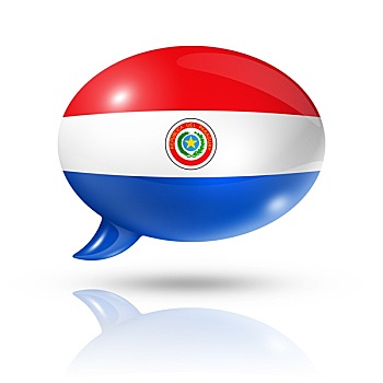 巴拉圭,旗帜,对话气泡框