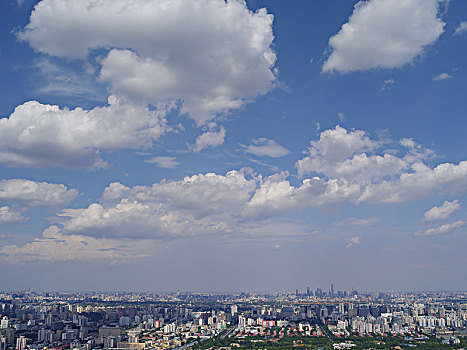 北京城市全景