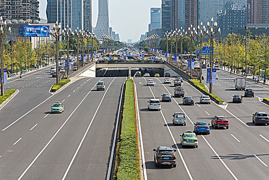 成都天府新区街景