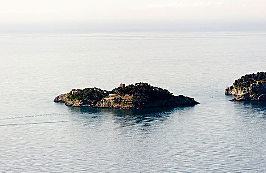 岛屿,靠近,卡普里岛