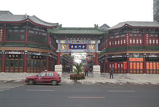 天津古文化街故里牌楼