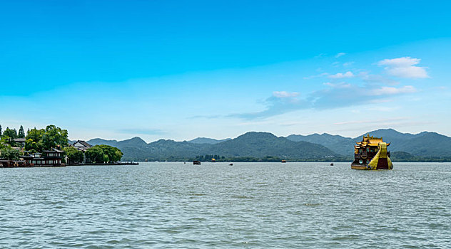 杭州西湖山水风景