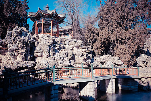 北京北海公园静心斋