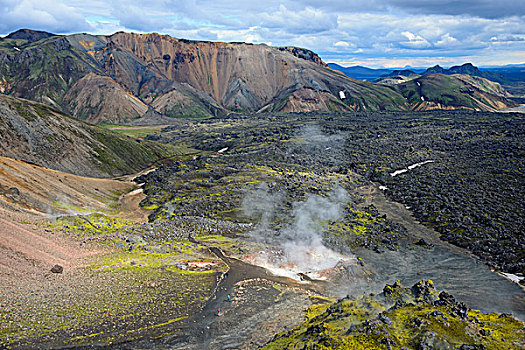 火山地貌,国家公园,兰德玛纳,冰岛,欧洲