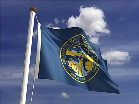 内布拉斯加州,旗帜
