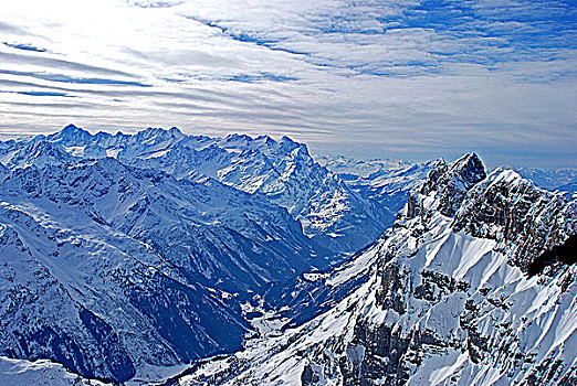 瑞士铁力士雪山