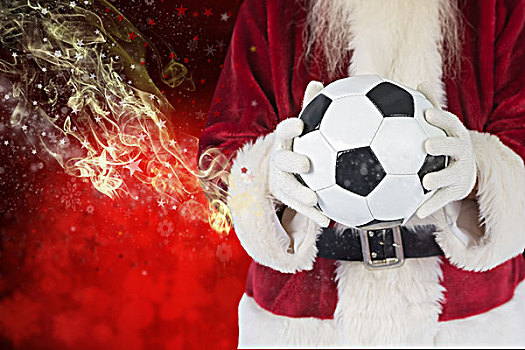 圣诞老人,经典,足球