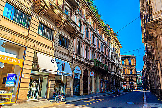 意大利米兰市区街景