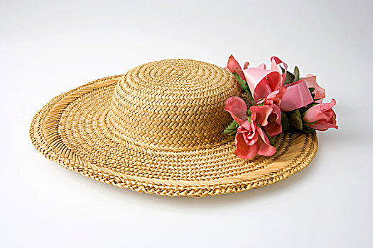 稻草,帽子,女性
