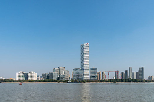 上海后滩城市天际线