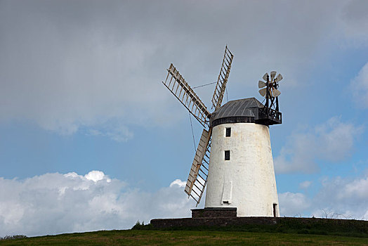 风车,北爱尔兰,英国,欧洲