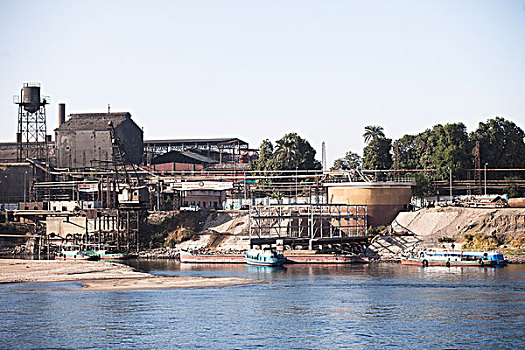 工厂,尼罗河,埃及