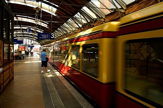 列车,市场,车站,柏林,德国,欧洲