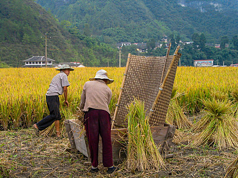 贵州黔东南苗岭深山里的苗寨