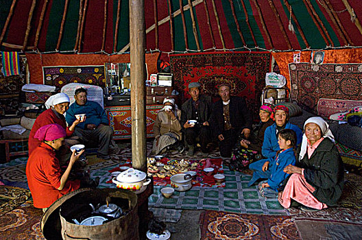 家庭,蒙古包