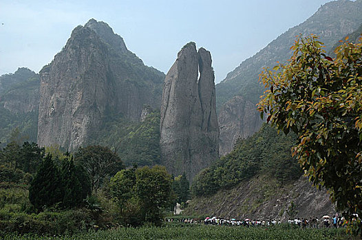 浙江温州雁荡山剪刀峰