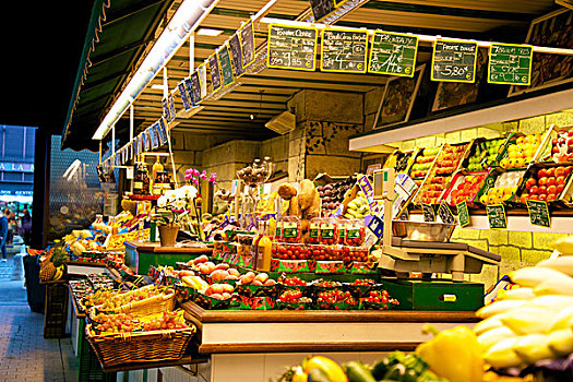 蔬菜,水果摊,市场,凡尔赛宫