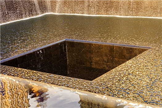 纪念,水池,喷泉,瀑布,纽约