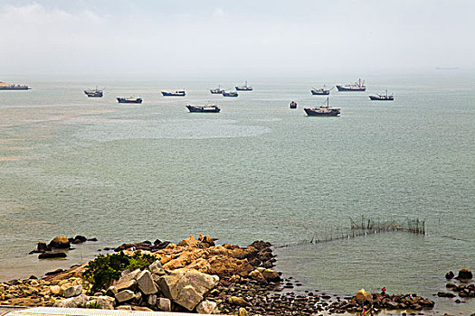 江门,台山黑沙湾,海滨,沙雕