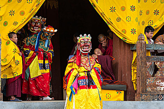 亚洲,不丹,跳舞