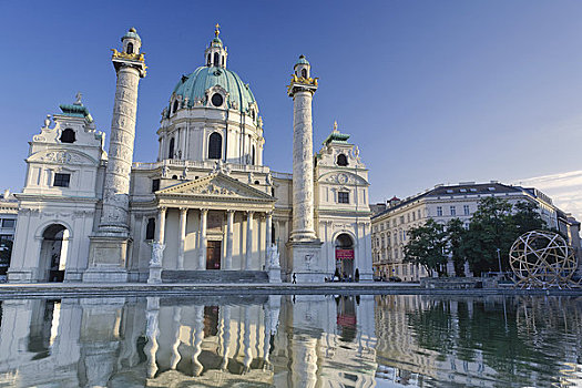 卡尔教堂,卡尔斯,维也纳,奥地利