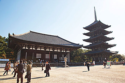 甲府,日本,庙宇,奈良