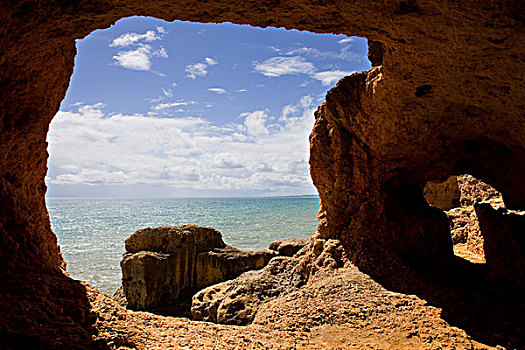 海洋,洞穴