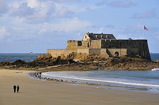 堡垒,国家,伊勒-维莱讷省,布列塔尼半岛,法国
