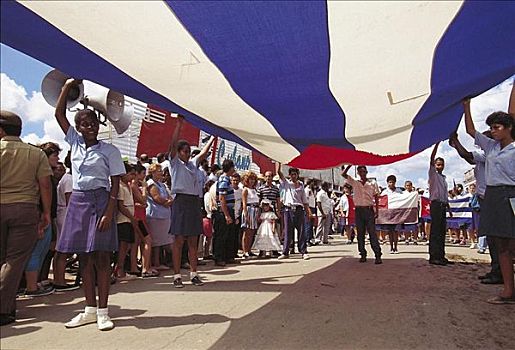 五月,古巴国旗,古巴,中美洲