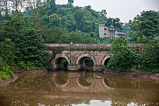 重庆合川清代修建的古桥,三洞桥