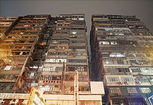 建筑,弥敦道,九龙,香港,中国