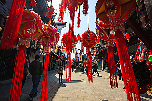 喜庆,节日,灯笼,红色,中国结,面人,传统,春节,元宝