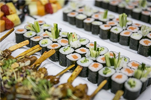 寿司,自助餐,餐饮
