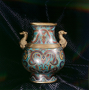 景泰蓝,瓷釉,相似,形状,古老,仪式,青铜