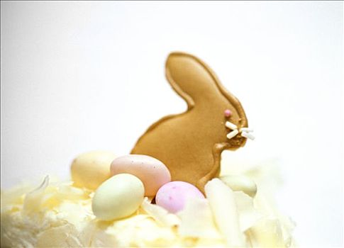 复活节兔子,甜点,蛋糕花
