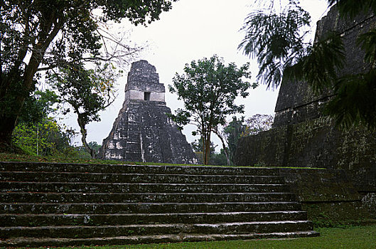 危地马拉,美洲虎金字塔,一号神庙