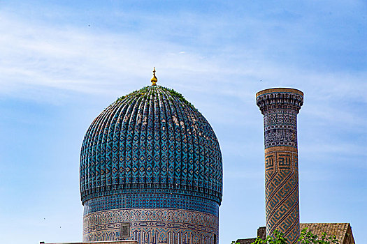 乌兹别克斯坦-撒马尔罕的贴木儿陵